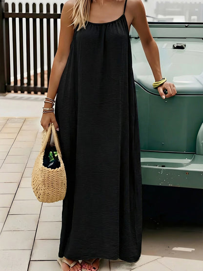 Damsel Adjustable Backless Cami Lounge Dress