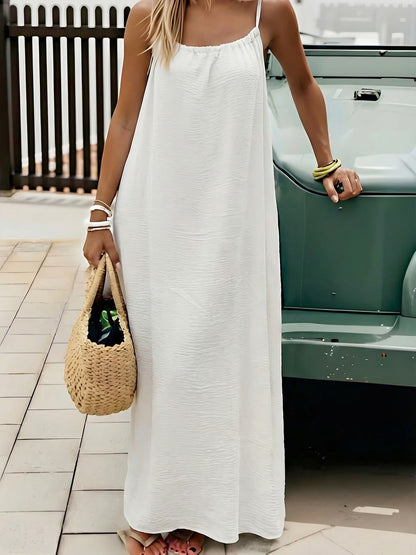 Damsel Adjustable Backless Cami Lounge Dress